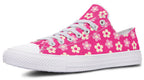 Cream Flowers on Hot Pink