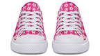 Cream Flowers on Hot Pink