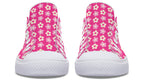Cream Flowers on Hot Pink