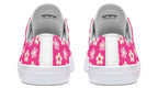 Cream Flowers on Hot Pink