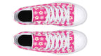 Cream Flowers on Hot Pink