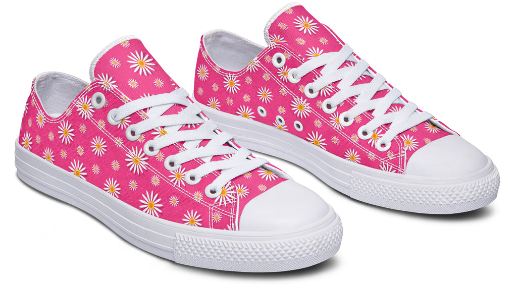 Daisies On Hot Pink