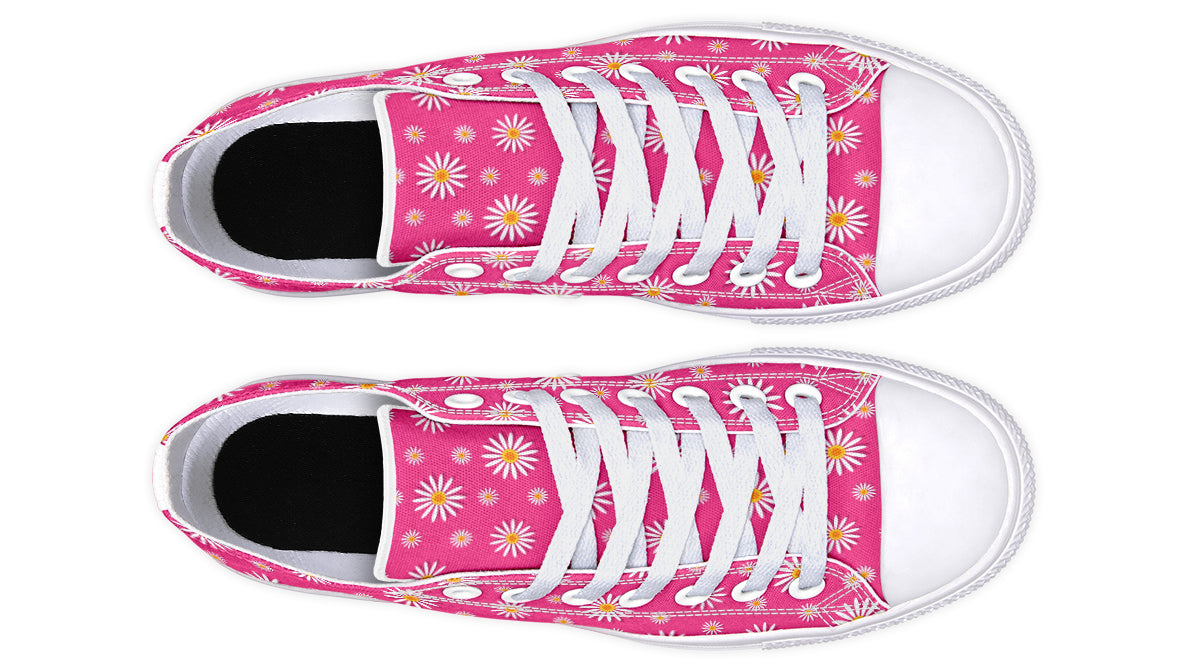Daisies On Hot Pink