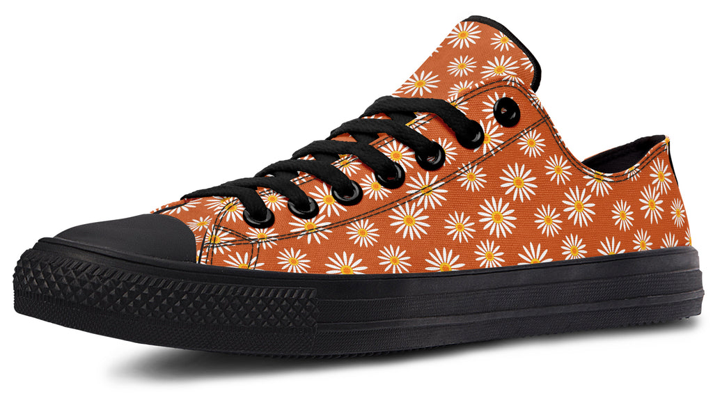 Daisies on Orange