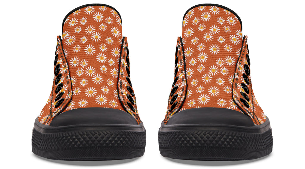 Daisies on Orange