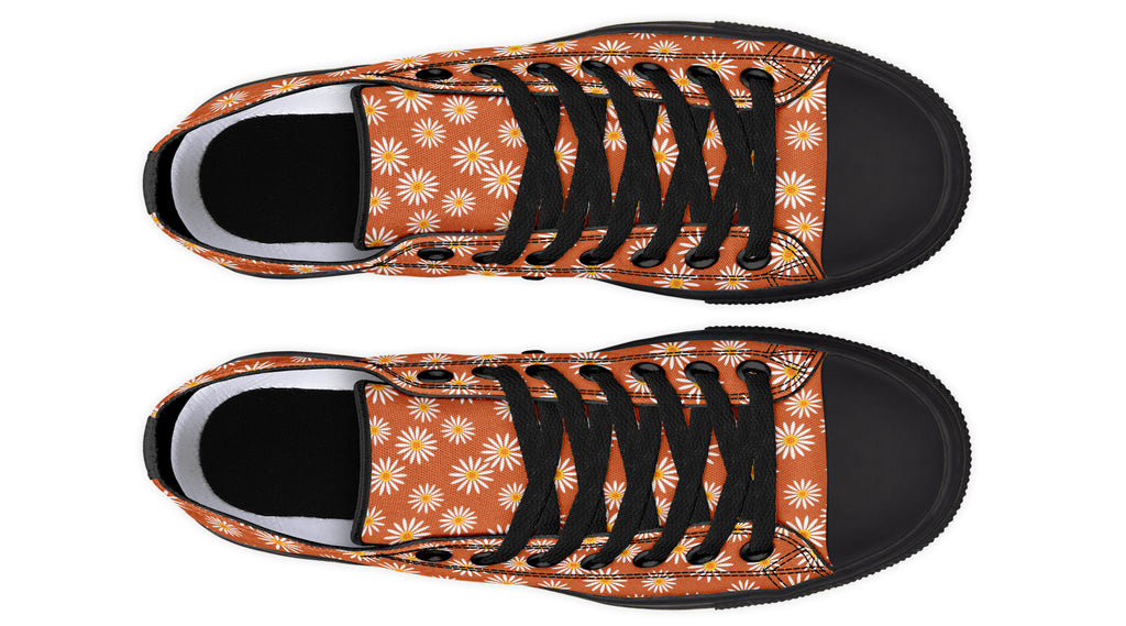 Daisies on Orange
