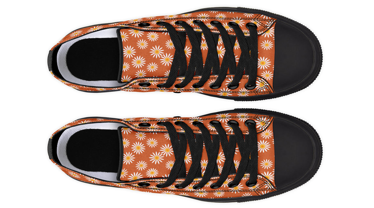 Daisies on Orange