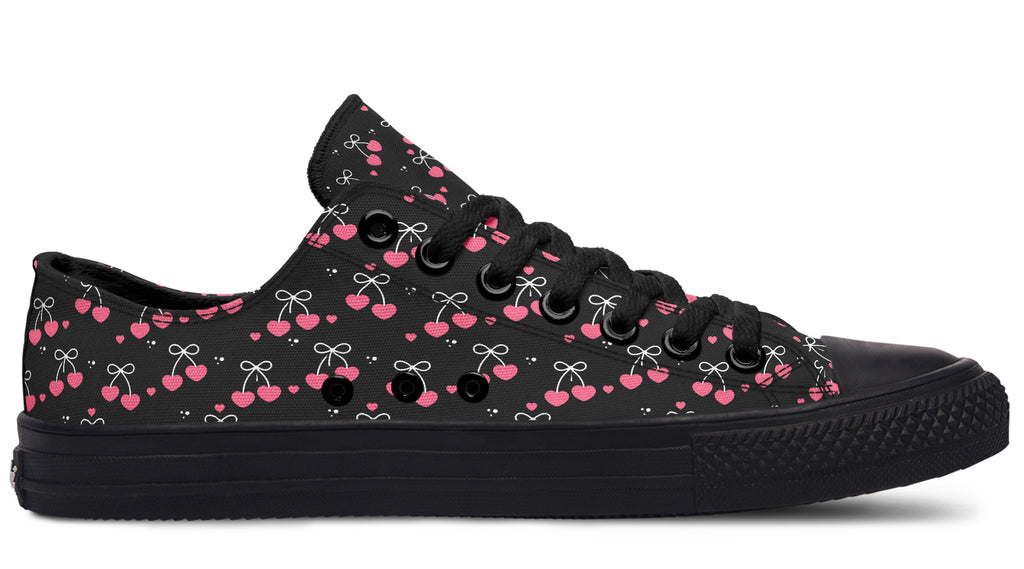 Heart Bows on Black