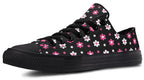 Pink and Black Flowers