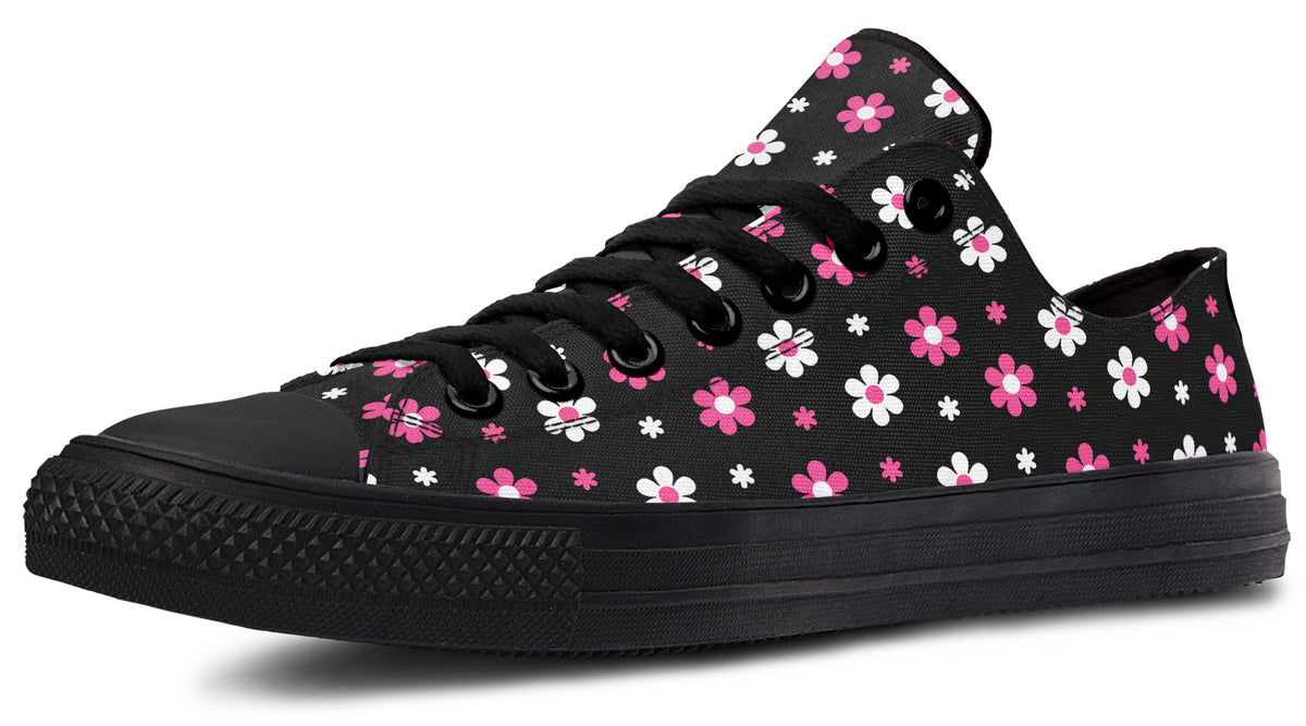 Pink and Black Flowers