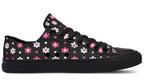 Pink and Black Flowers