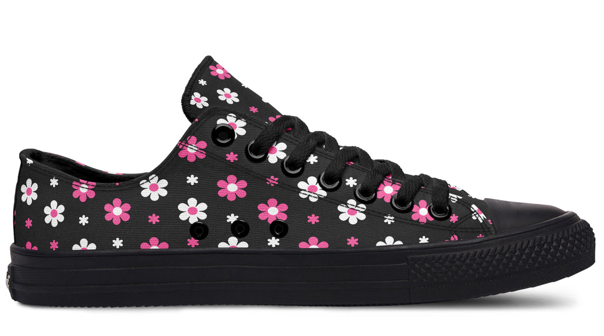 Pink and Black Flowers