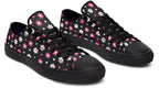 Pink and Black Flowers