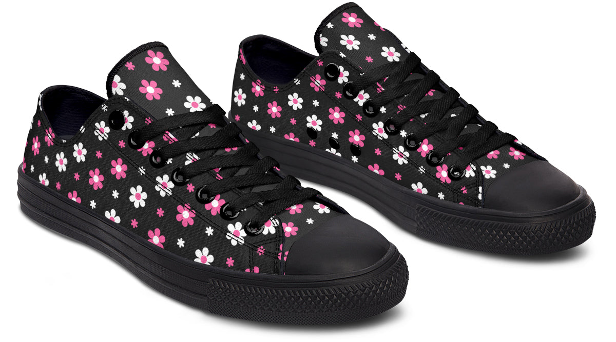 Pink and Black Flowers