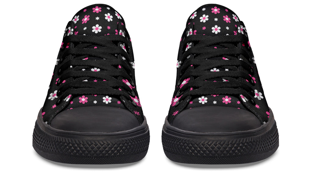 Pink and Black Flowers