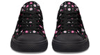 Pink and Black Flowers