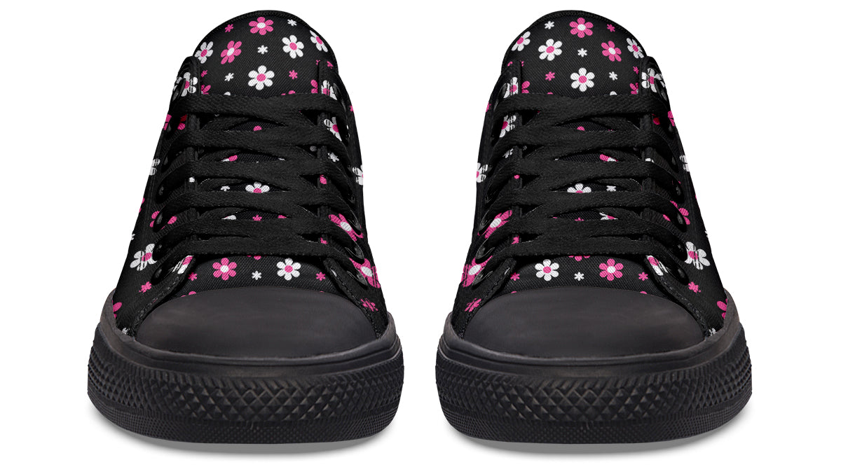 Pink and Black Flowers