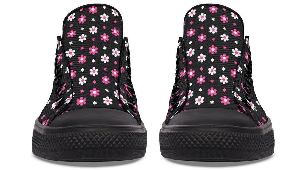 Pink and Black Flowers