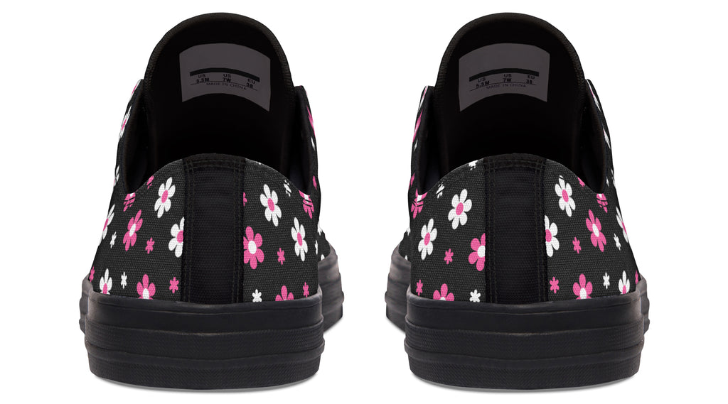 Pink and Black Flowers