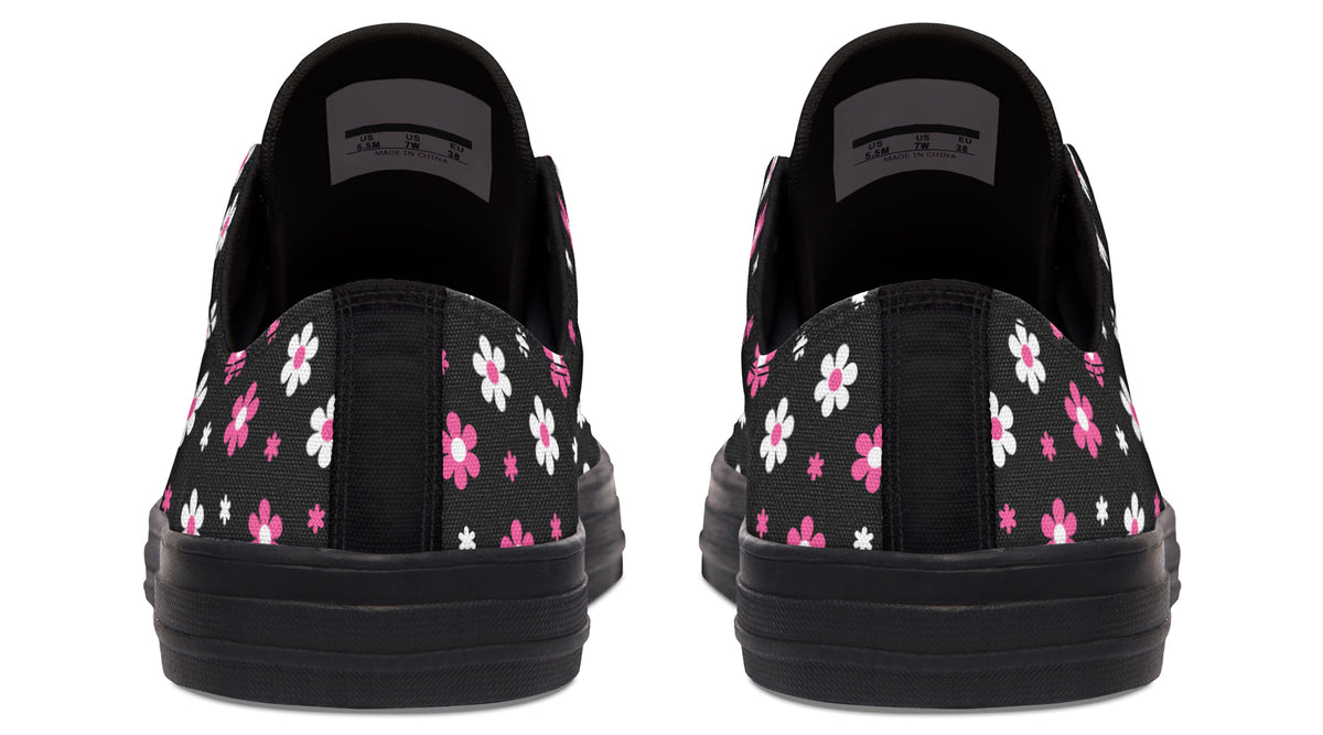 Pink and Black Flowers