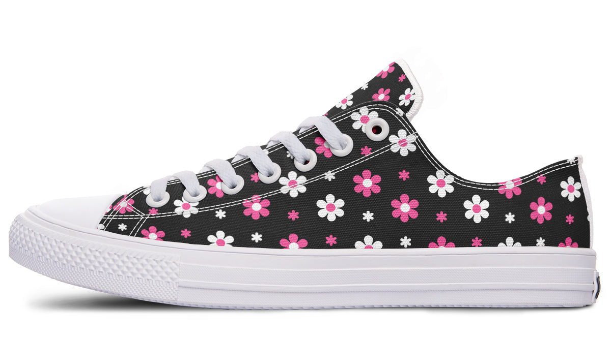Pink and Black Flowers