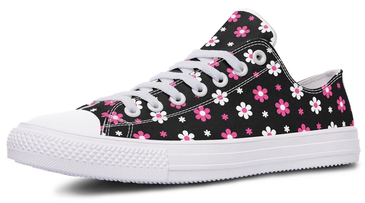 Pink and Black Flowers