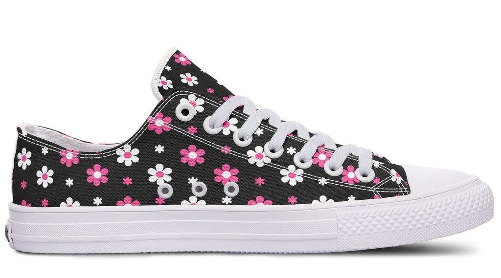 Pink and Black Flowers