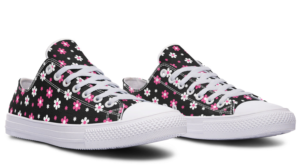 Pink and Black Flowers