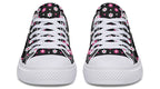 Pink and Black Flowers