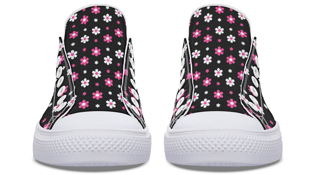 Pink and Black Flowers