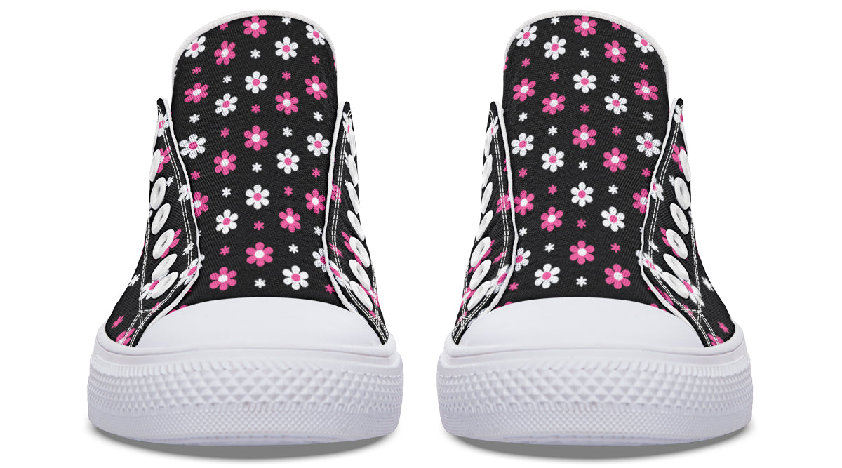 Pink and Black Flowers