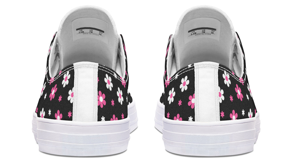 Pink and Black Flowers