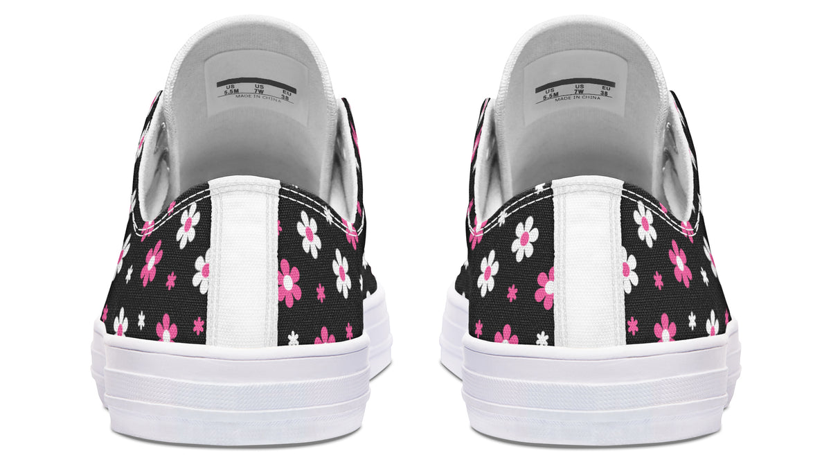 Pink and Black Flowers
