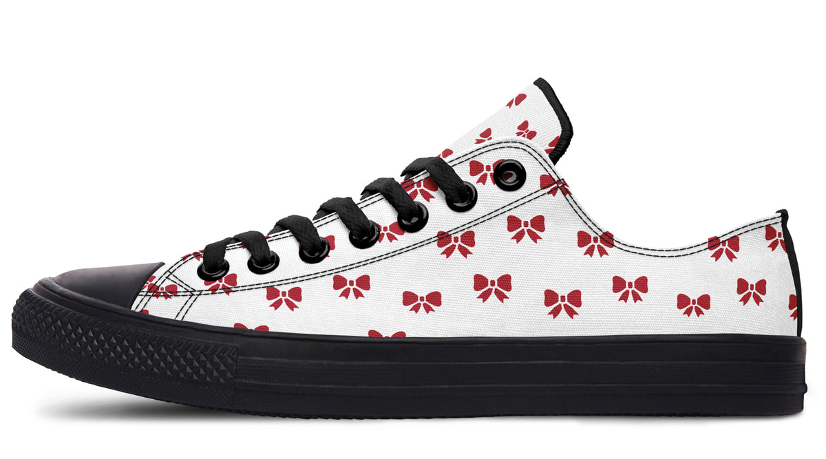 Ribbon Red on White