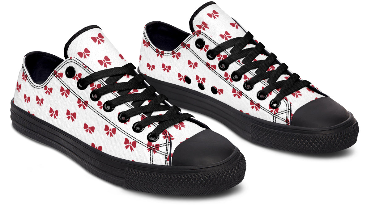 Ribbon Red on White