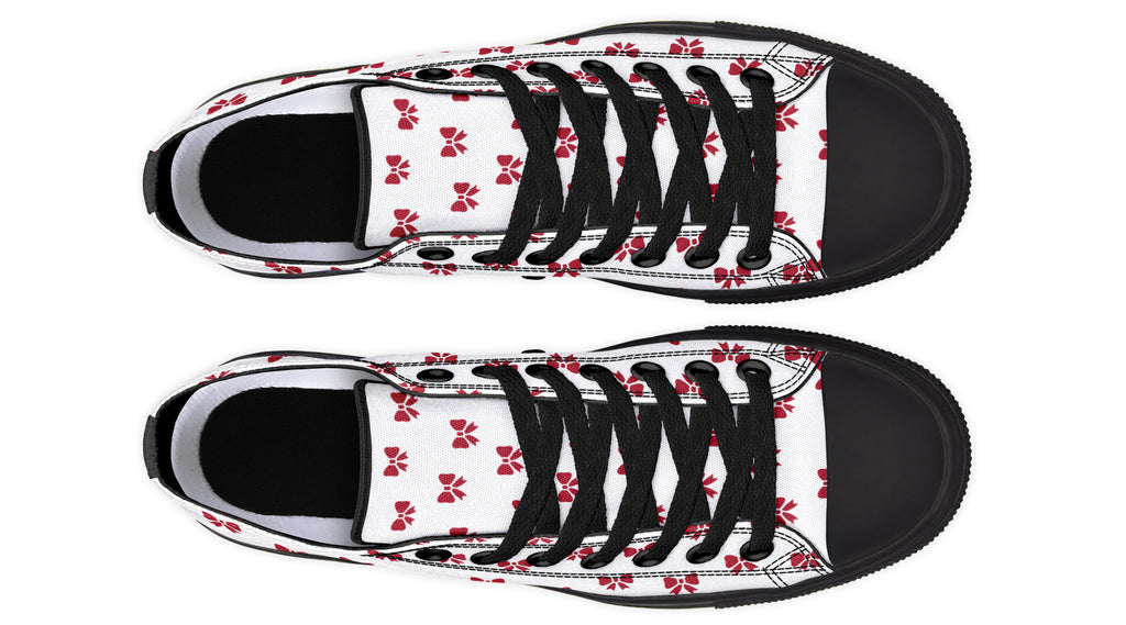 Ribbon Red on White