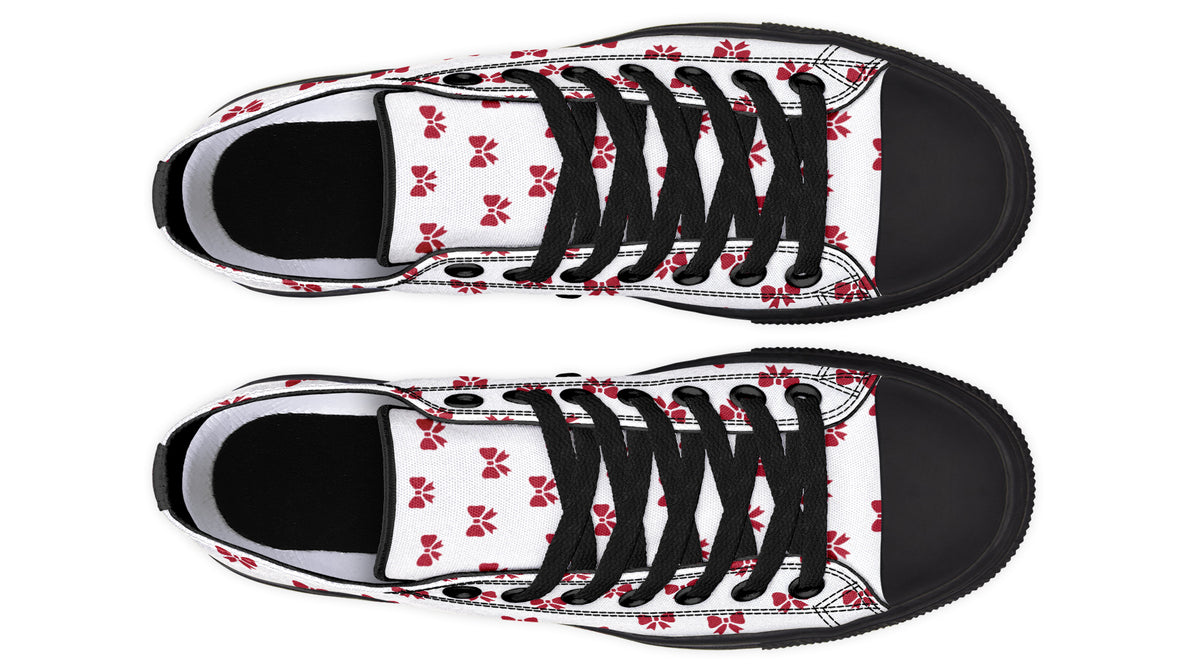 Ribbon Red on White