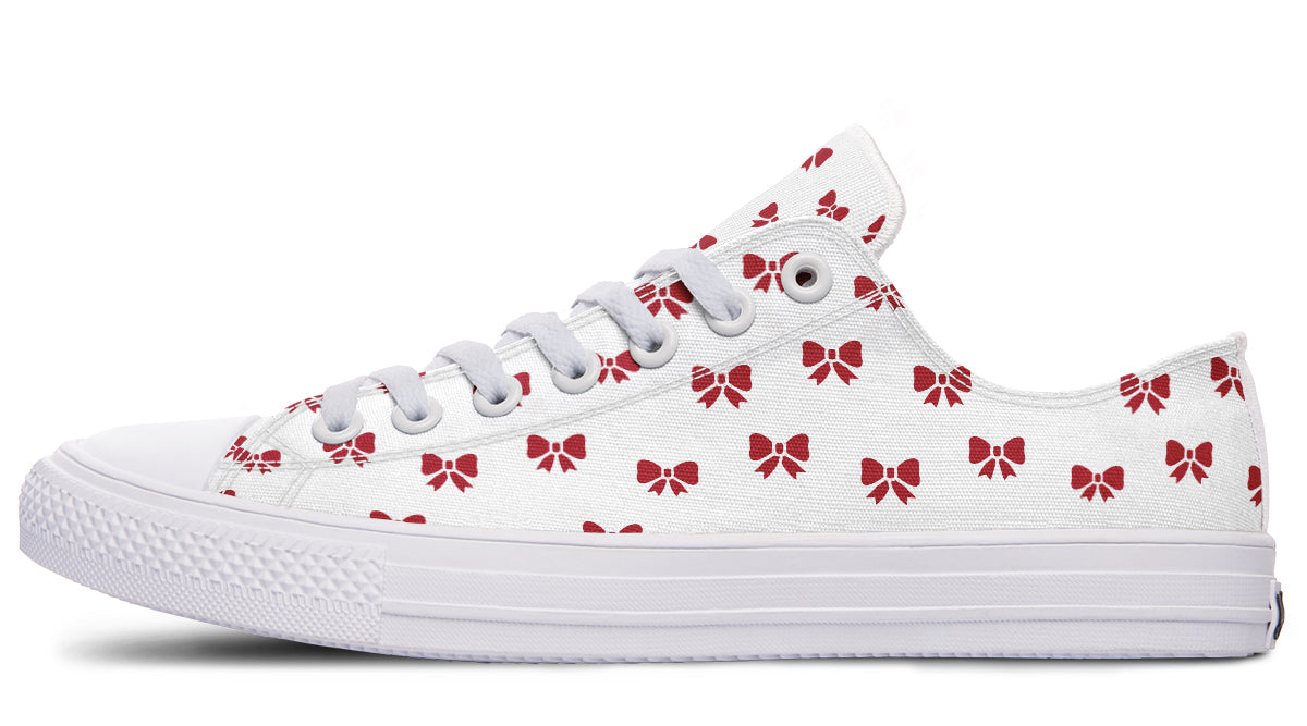 Ribbon Red on White