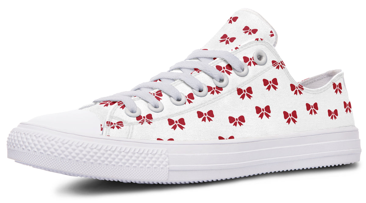 Ribbon Red on White