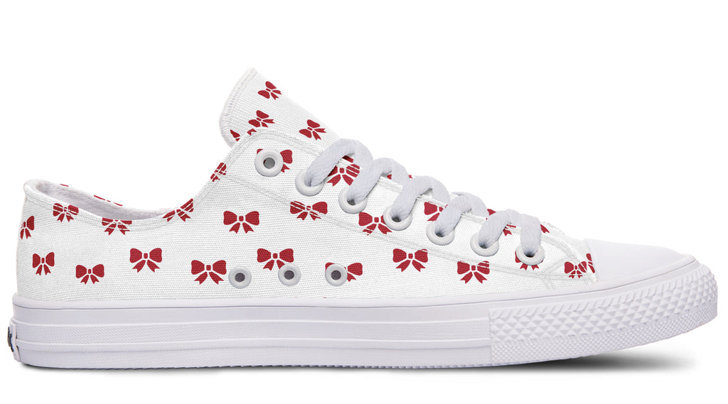 Ribbon Red on White
