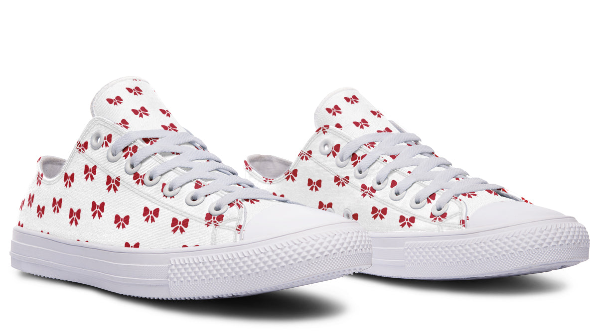 Ribbon Red on White