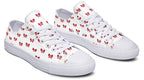 Ribbon Red on White