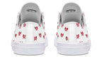 Ribbon Red on White
