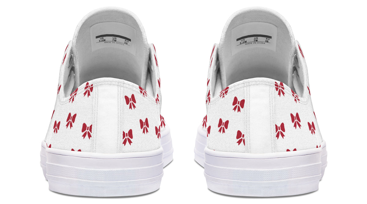 Ribbon Red on White