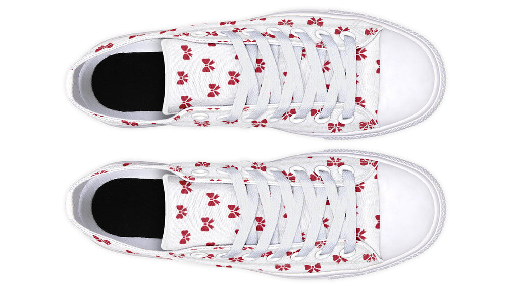 Ribbon Red on White