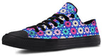 Royal Blue Retro Daisies