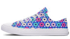Royal Blue Retro Daisies