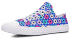 Royal Blue Retro Daisies