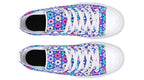 Royal Blue Retro Daisies