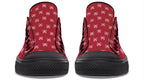 White Bows on Red